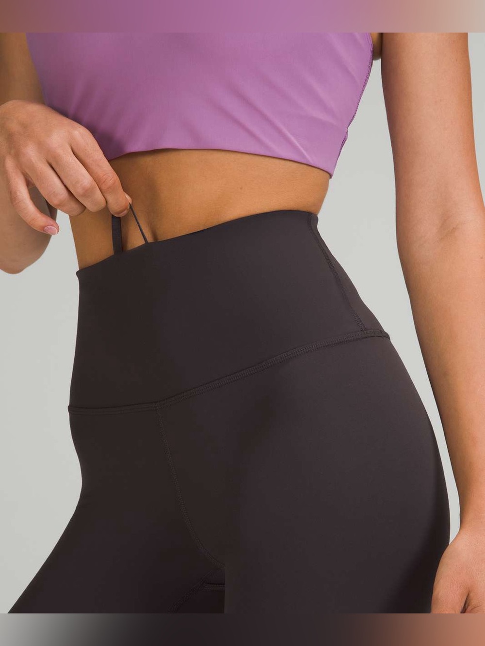 Lululemon Wunder Train High-Rise Tight 28" Black Granite - Picture 3 of 4